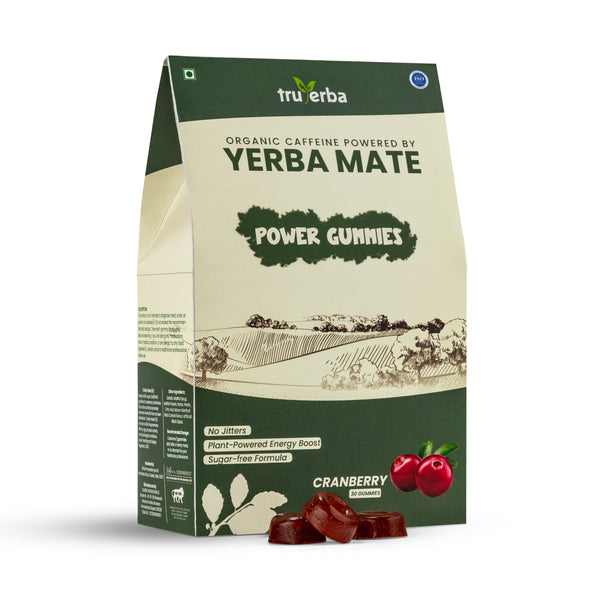 Yerba Mate Power Gummies Cranberry