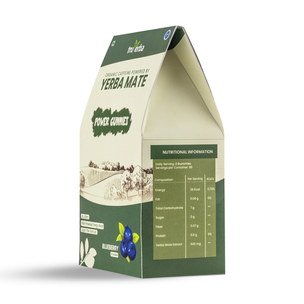 Yerba Mate Power Gummies Blueberry