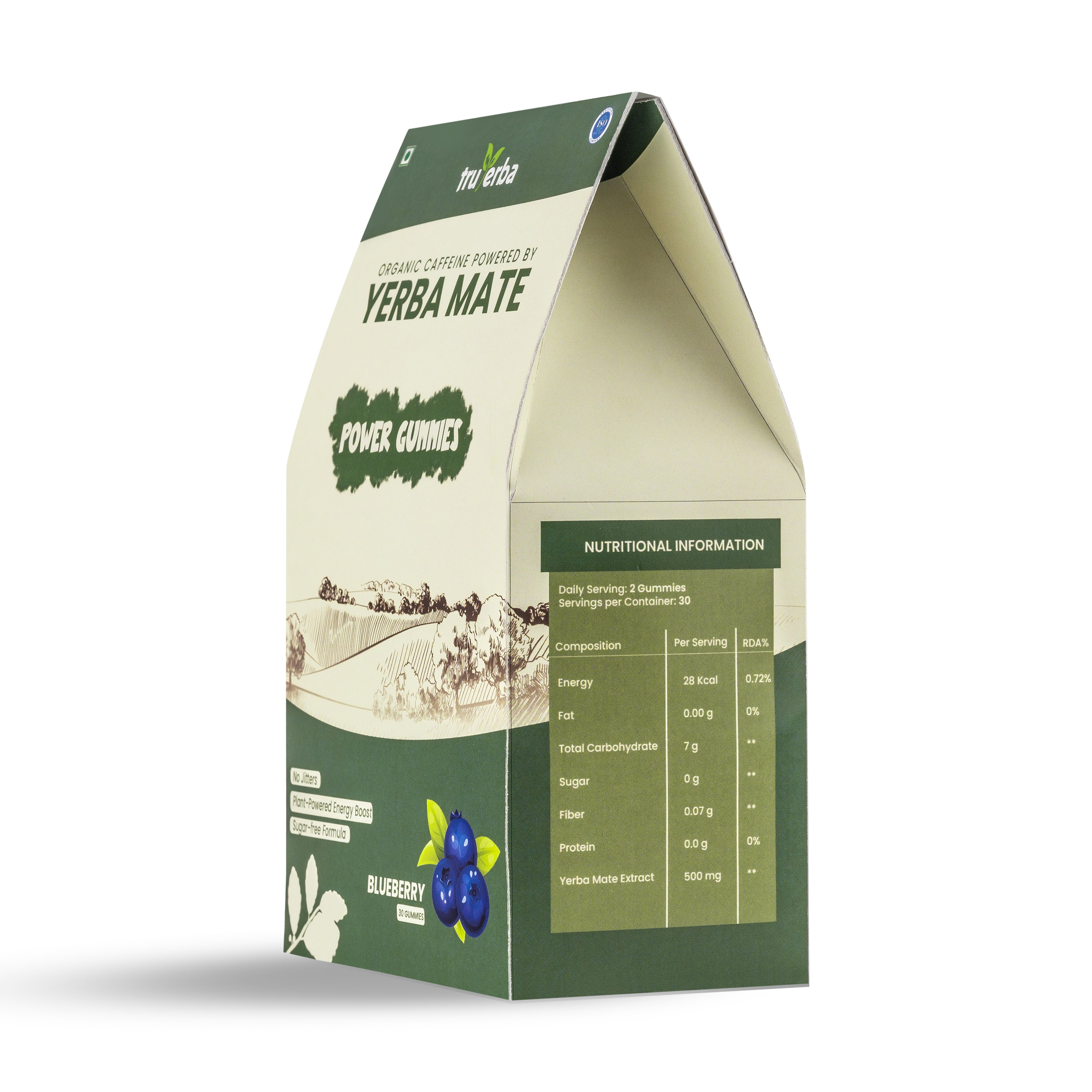 Yerba Mate Power Gummies Blueberry
