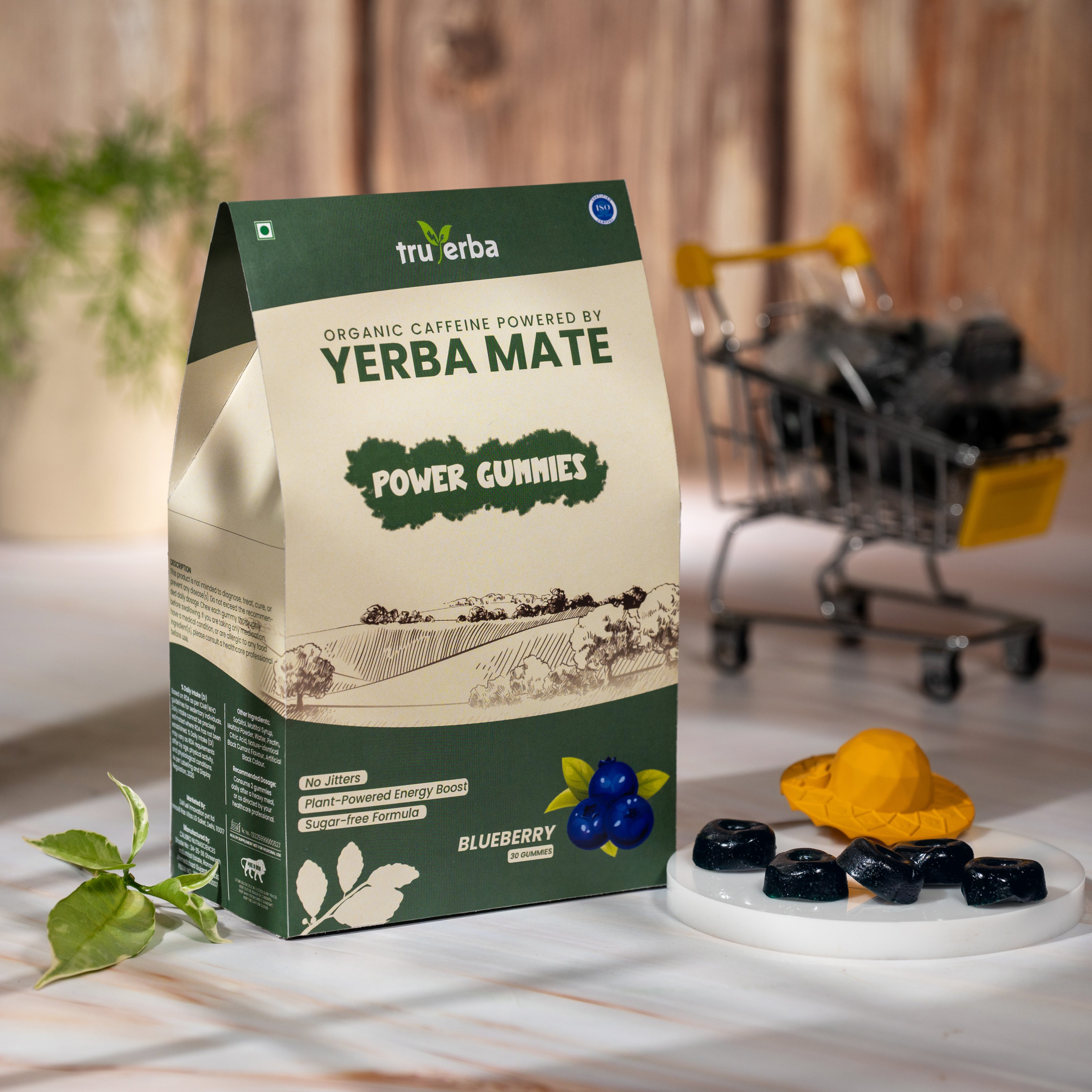 Yerba Mate Power Gummies Blueberry