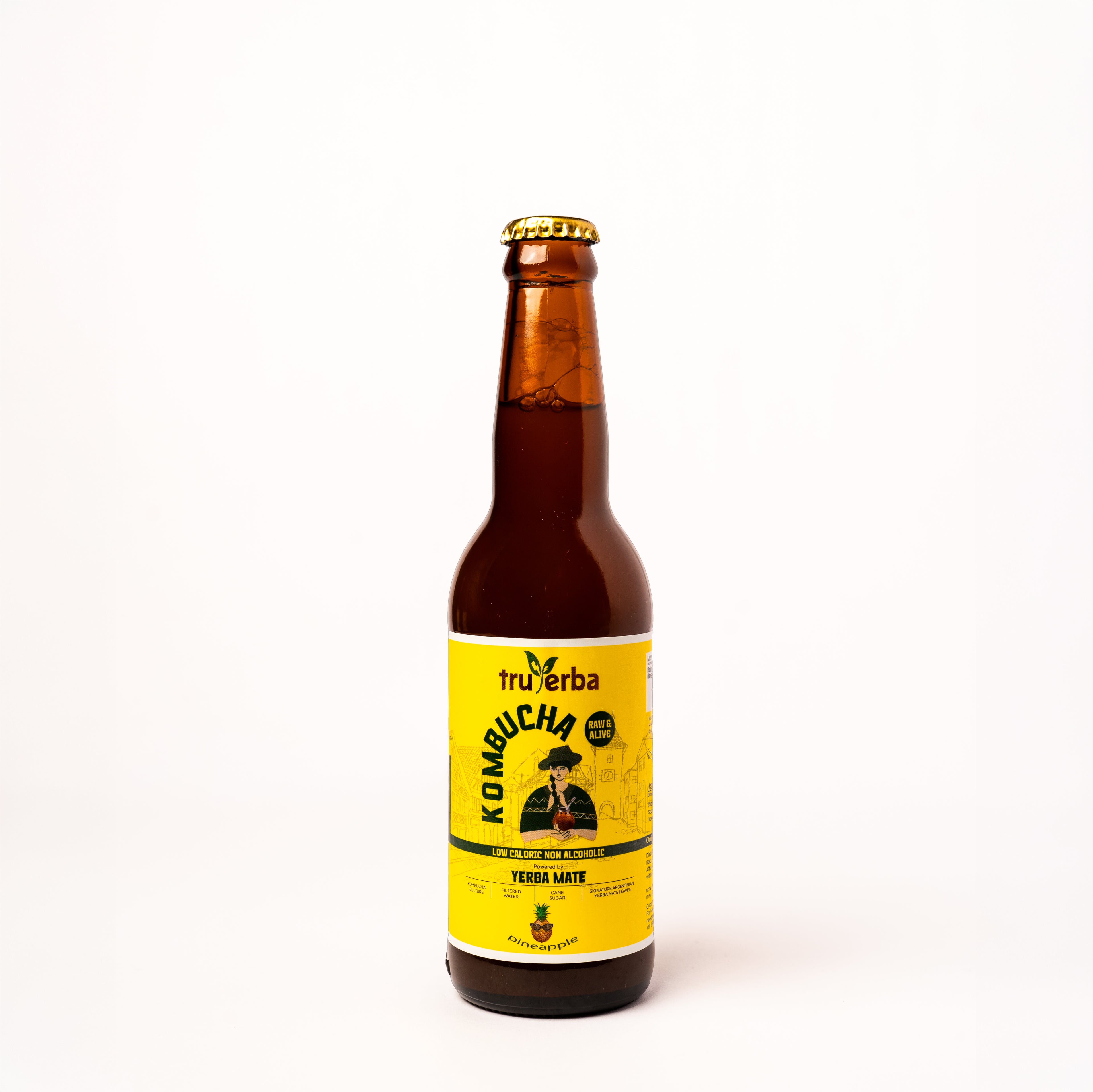 Yerba Mate Kombucha Original | Pineapple | Guava